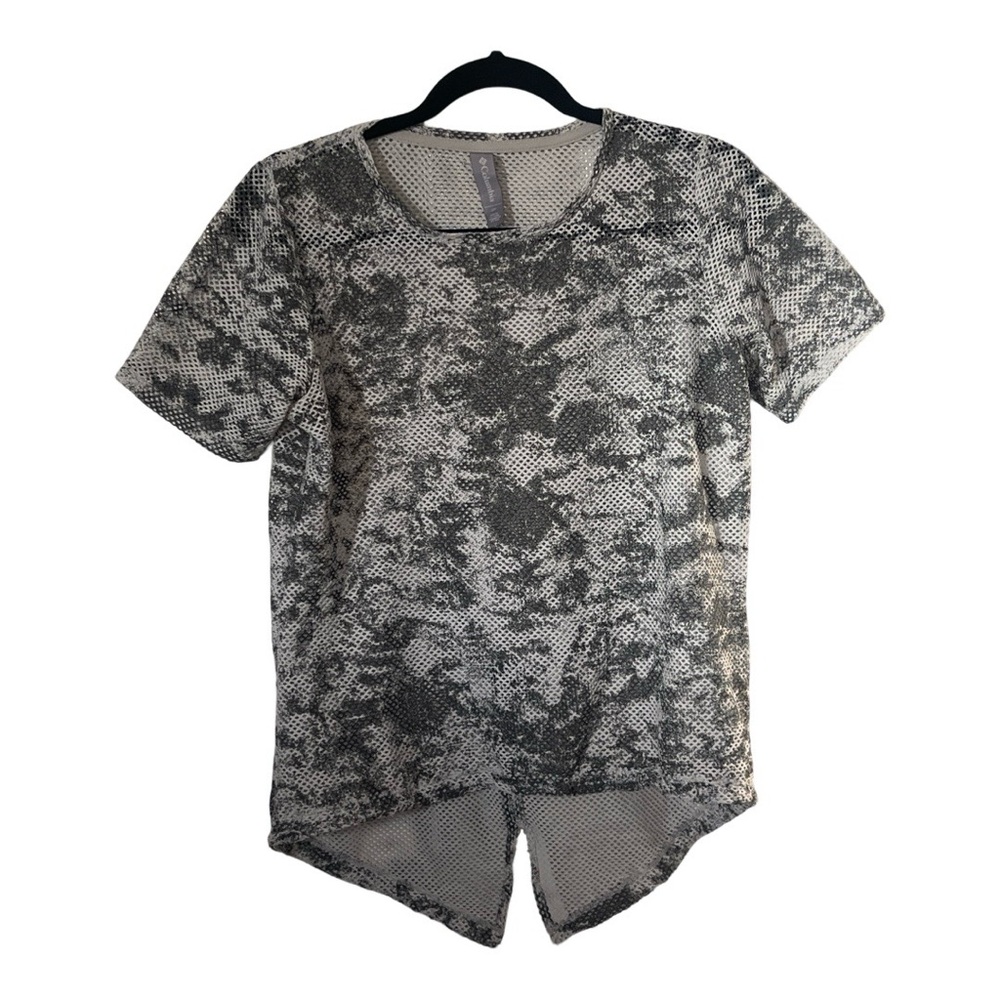Columbia Women’s Noir Fall Sz Small Outdoor Shirt Grey Black Outdoor Breathable
